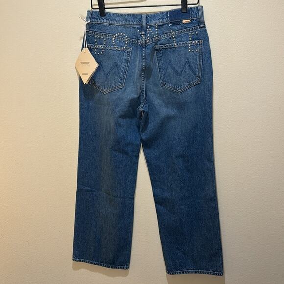 MOTHER The Bowie Rambler Zip Ankle Jeans - Under Pressure Size 29 - Picture 9 of 11